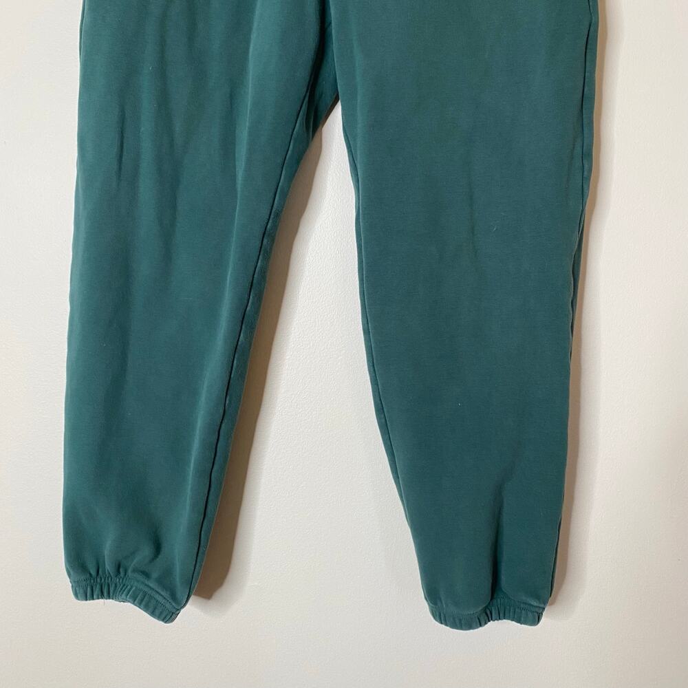 ZYIA ACTIVE Pine Green Relaxation Cinched Ankle Drawstring Sweatpants Size Large - Picture 3 of 8